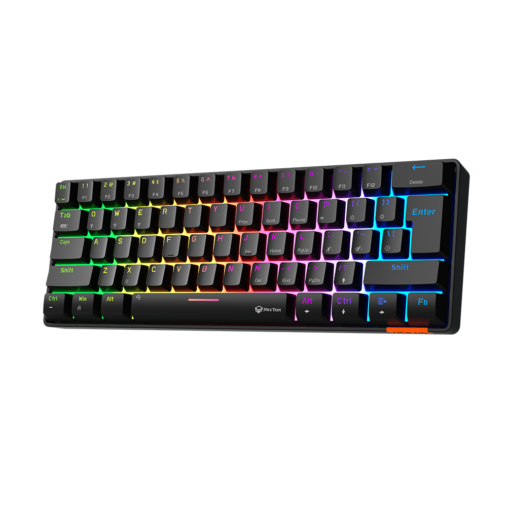 Tastierë Gaming Meetion MK005BT Hestia Mechanical 60% / Bluetooth / US / e zezë - 3
