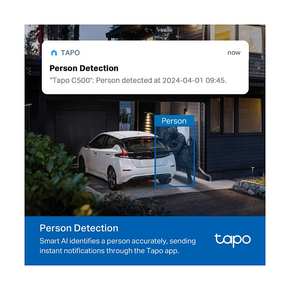 Kamera Sigurie IP CCTV TP-Link Tapo C500 Outdoor Pan/Tilt Wi-Fi - Bardhë - 7