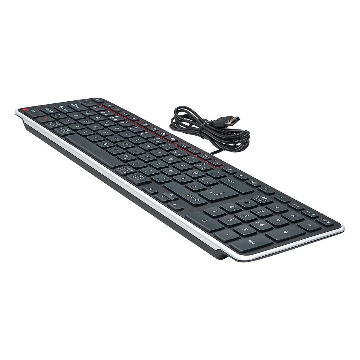 Tastierë Pa kabllo Contour Design Balance / Full-Size / RF 2.4 GHz / USB-A/C / QWERTZ Gjerman - Zezë - 4
