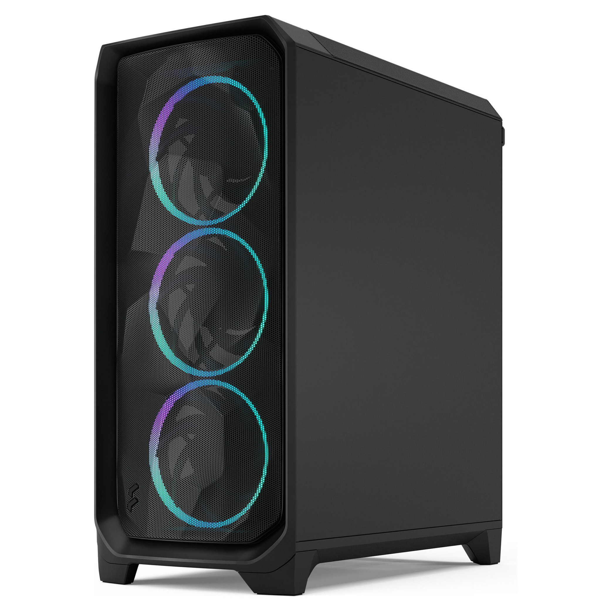 Kasë PC Fractal Design Meshify 3 Black RGB TG Light Tint / EATX / ATX / 3x 140mm RGB Fan / Tempered Glass - Zezë - 5