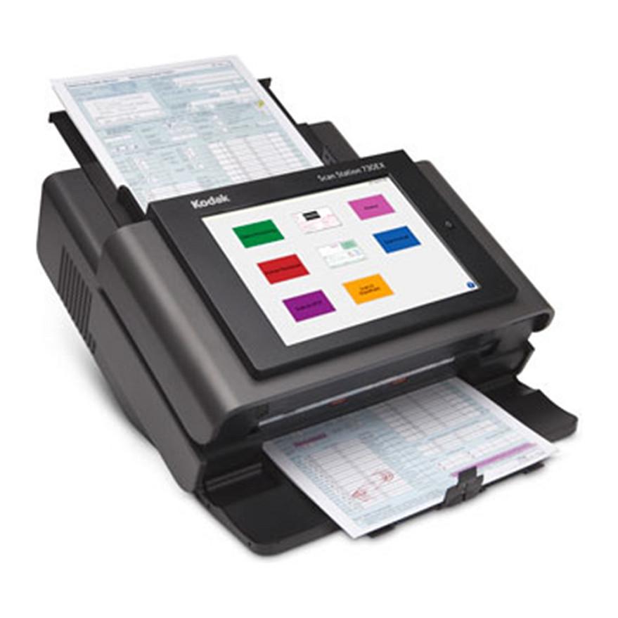 Skaner Kodak Scan Station 730EX Plus / A4 / Dual CCD / 600 × 600 DPI / Duplex / 70 ppm / 60 ppm / ADF / 9.7" Touchscreen / Gigabit Ethernet - Zezë