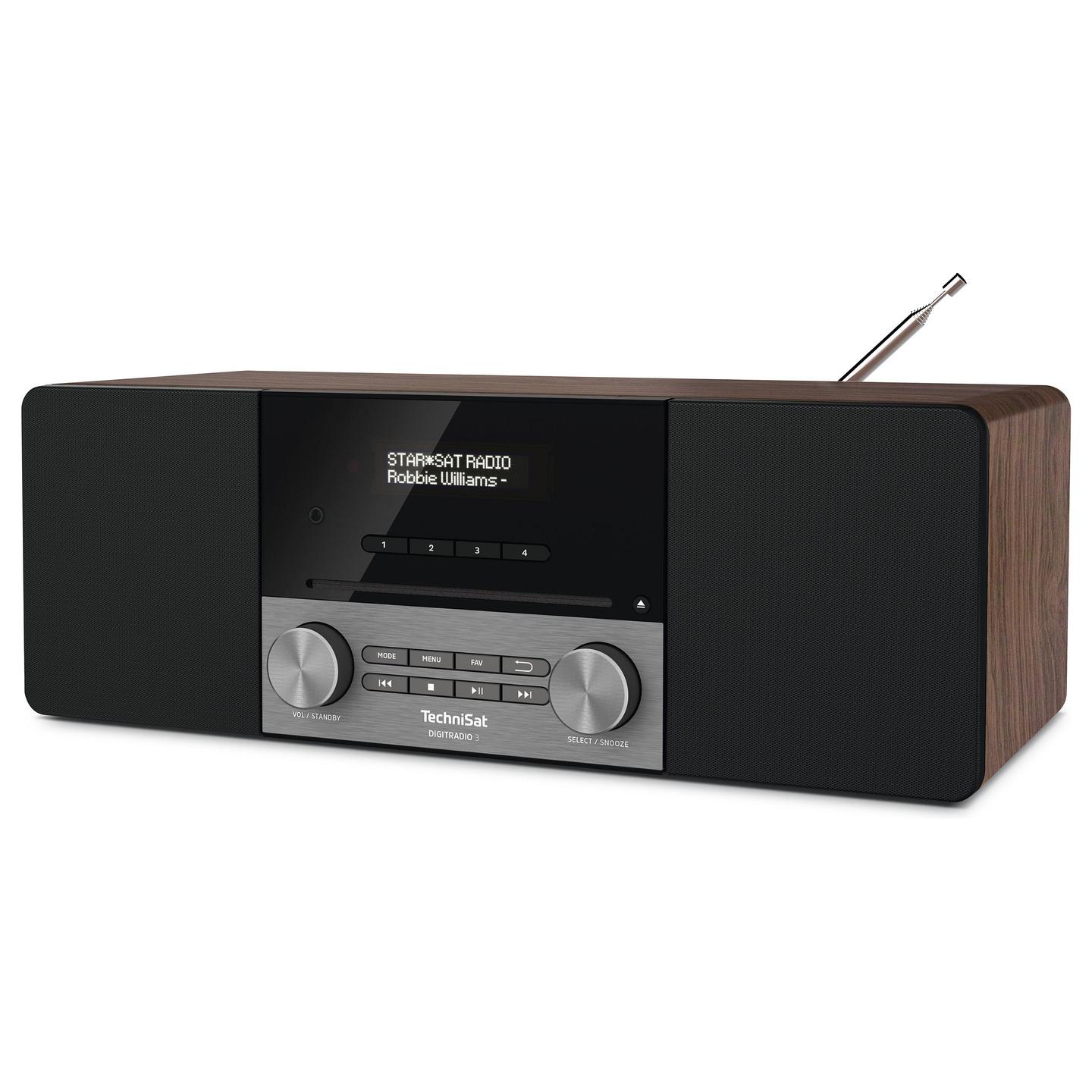 Radio Portative TechniSat DIGITRADIO 3, DAB+, FM, CD, Bluetooth, 20W – Kafe - 4
