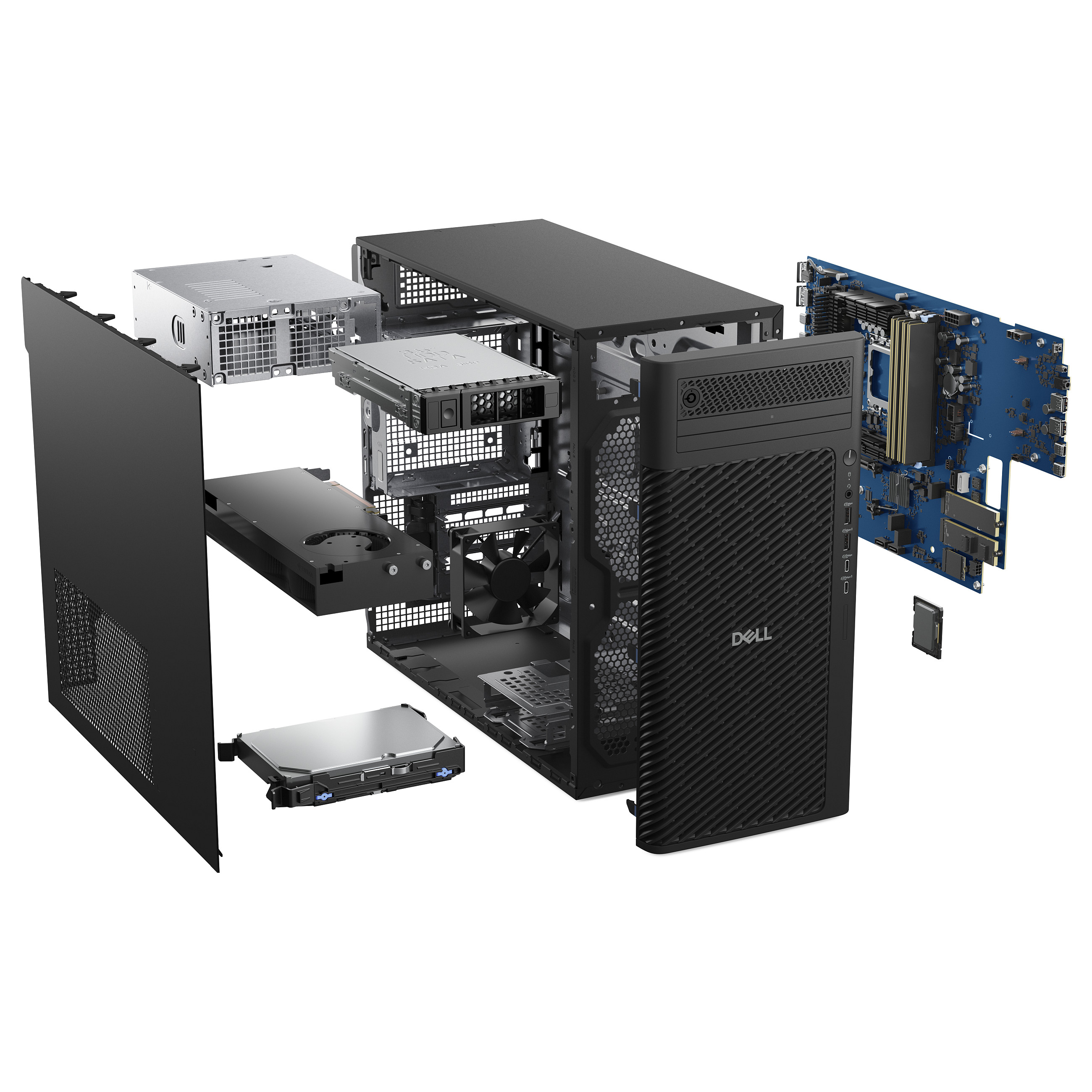 Kompjuter për punë Dell Pro Max Tower T2 FCT2250 / Ultra 7 265 / 32GB / 1TB / Nvidia A1000 - Zezë - 5