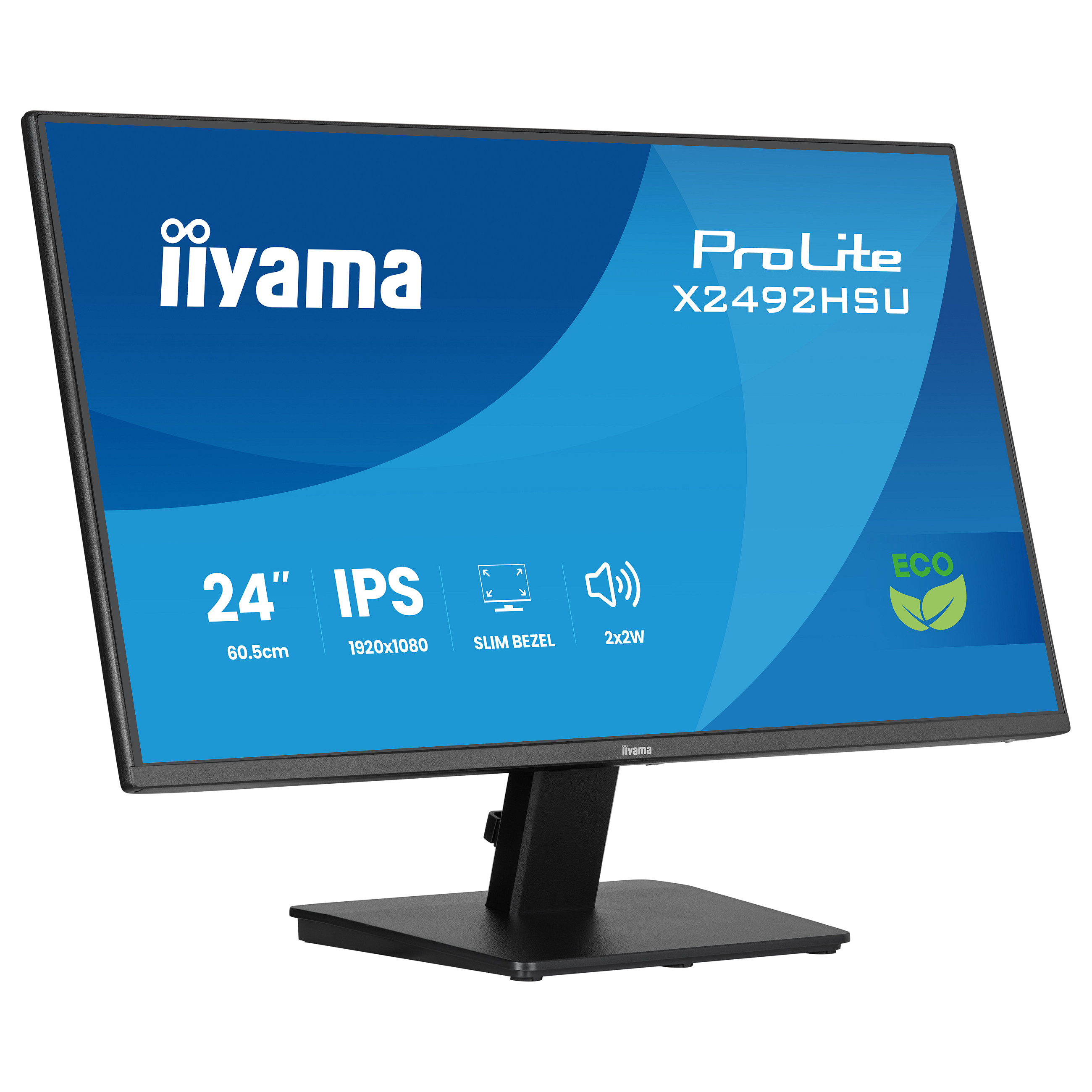 IIYAMA 60.5cm (24") X2492HSU-B1 16:10 HDMI+DP+2xUSB IPS - 5
