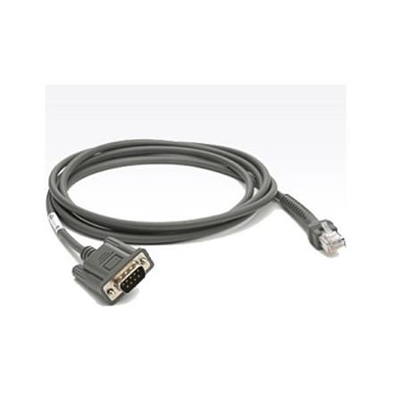 Kabllo për Skaner Zebra CBA-R51-S16ZAR, RS-232, DB9 Female, 5 m, për MP6000/MP7000