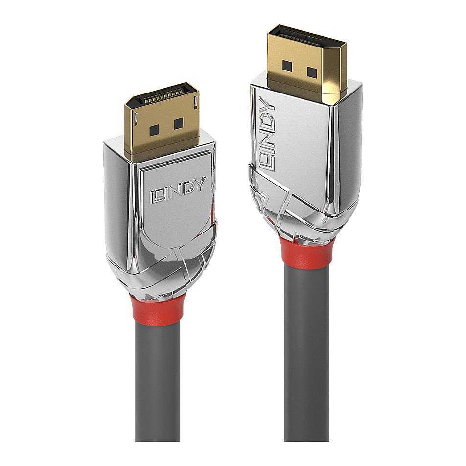 Kabllo DisplayPort Lindy 36303 / DisplayPort në DisplayPort / 3m / DisplayPort 1.2 / 4K 60Hz - Hiri