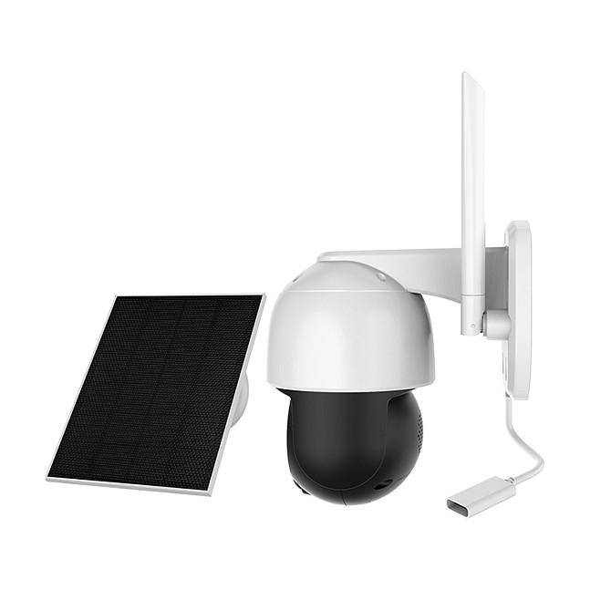 Kamerë Sigurie IP CCTV Foscam B4, 4MP, 3mm, Wi-Fi, PT, Night Vision 10m, Panel Solar - Bardhë - 2