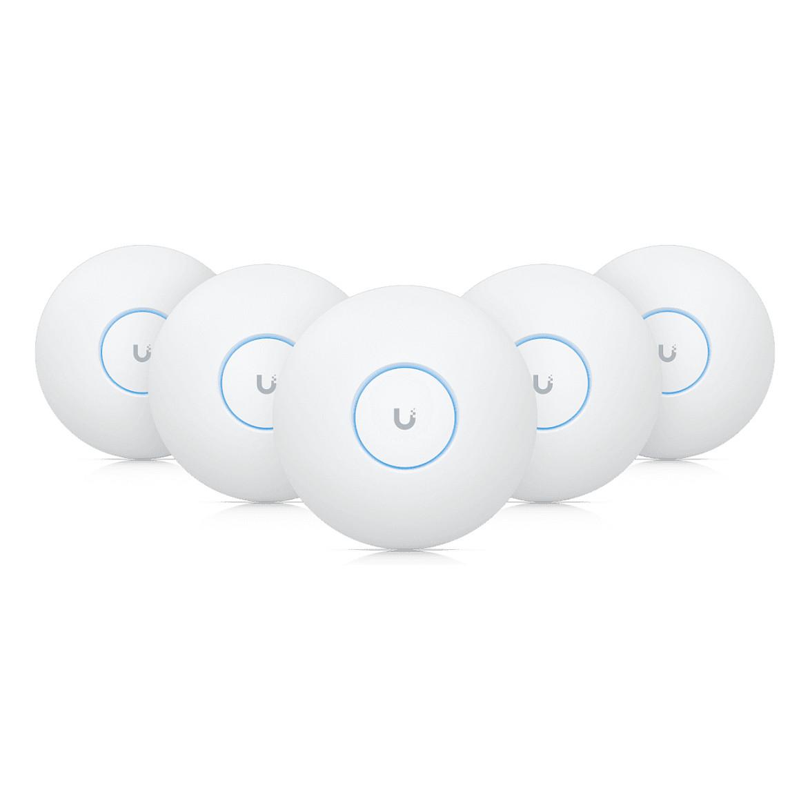 Ubiquiti UniFi U7 Pro Wi-Fi 7 Tri-Band 6-Stream 2.5GbE PoE+ Access Point 5-Pack – E Bardhë