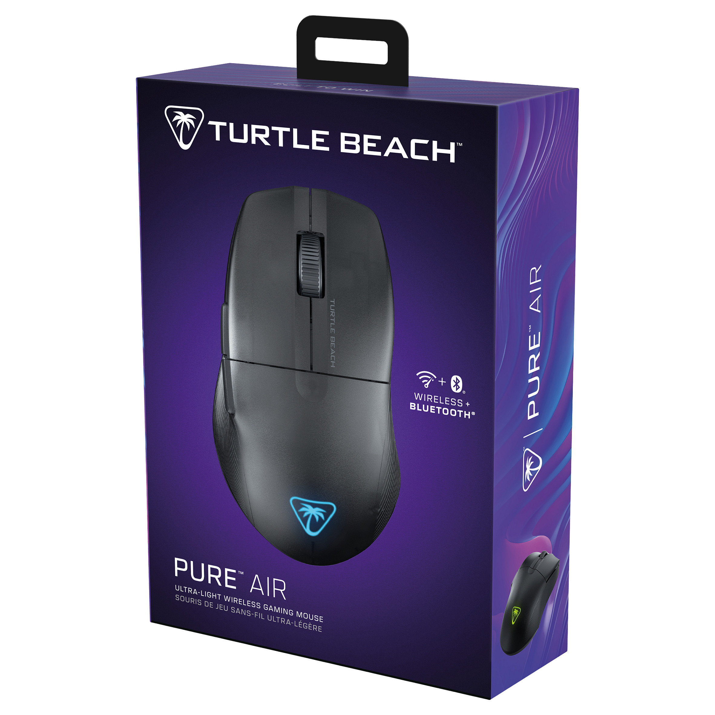 Maus Gaming Turtle Beach Pure Air / Wireless / Owl-Eye / 26.000 DPI / 1000Hz / 2.4 GHz + Bluetooth / RGB - Zezë - 9
