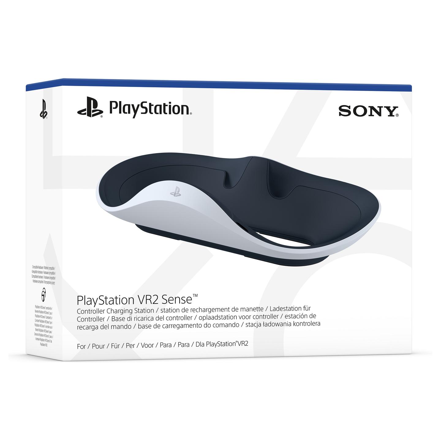 Aksesorë për Konzola Sony PlayStation VR2 Sense Charging Station / Për PS VR2 Sense Controller / PS5 - Zezë/Bardhë - 4