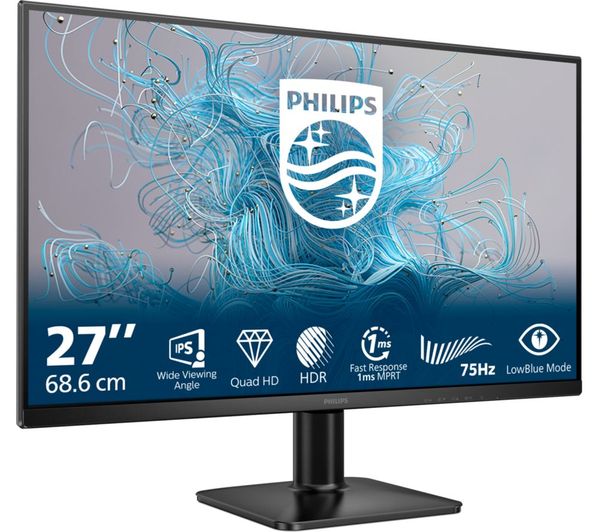 Monitor Philips 27E2N1500L / 27E2N1500L/00 / 27"/ Quad HD IPS / LCD / 75Hz / 4ms / HDMI+DP - Zezë - 2