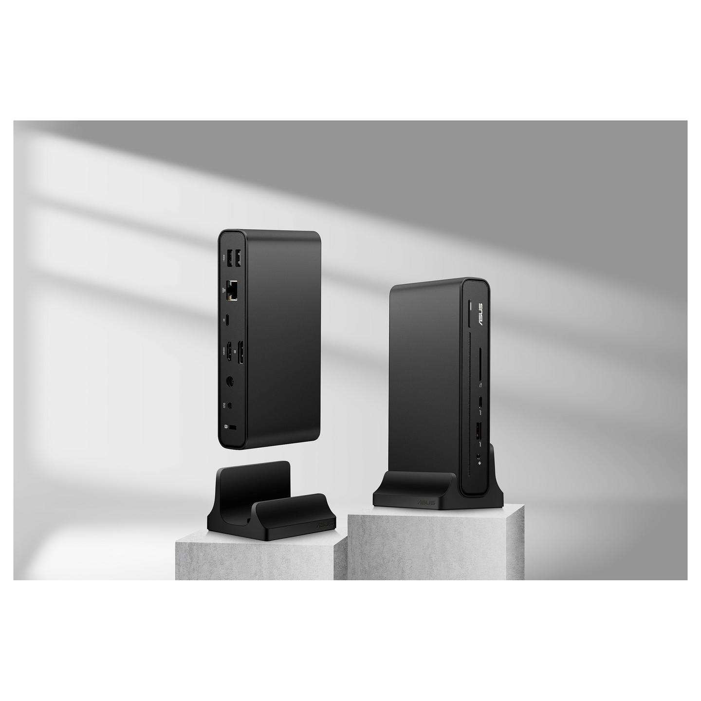 Docking Station ASUS DC300, 3× Video, HDMI 2.0, DisplayPort 1.4, USB-C, USB-A, Gigabit Ethernet, SD, PD 90 W – Zezë - 17
