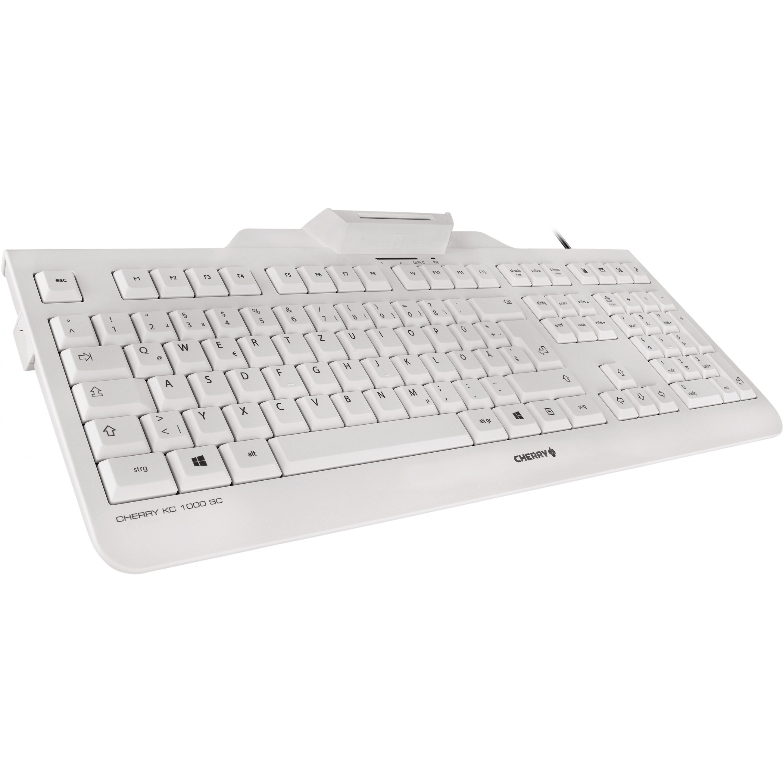 Tastierë Me kabllo CHERRY KC 1000 SC / 104 Taste / Smart Card Reader / USB / QWERTY US - Hiri - 3