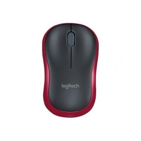 Maus pa Kabllo Logitech M185 – Zezë / Kuqe - 2
