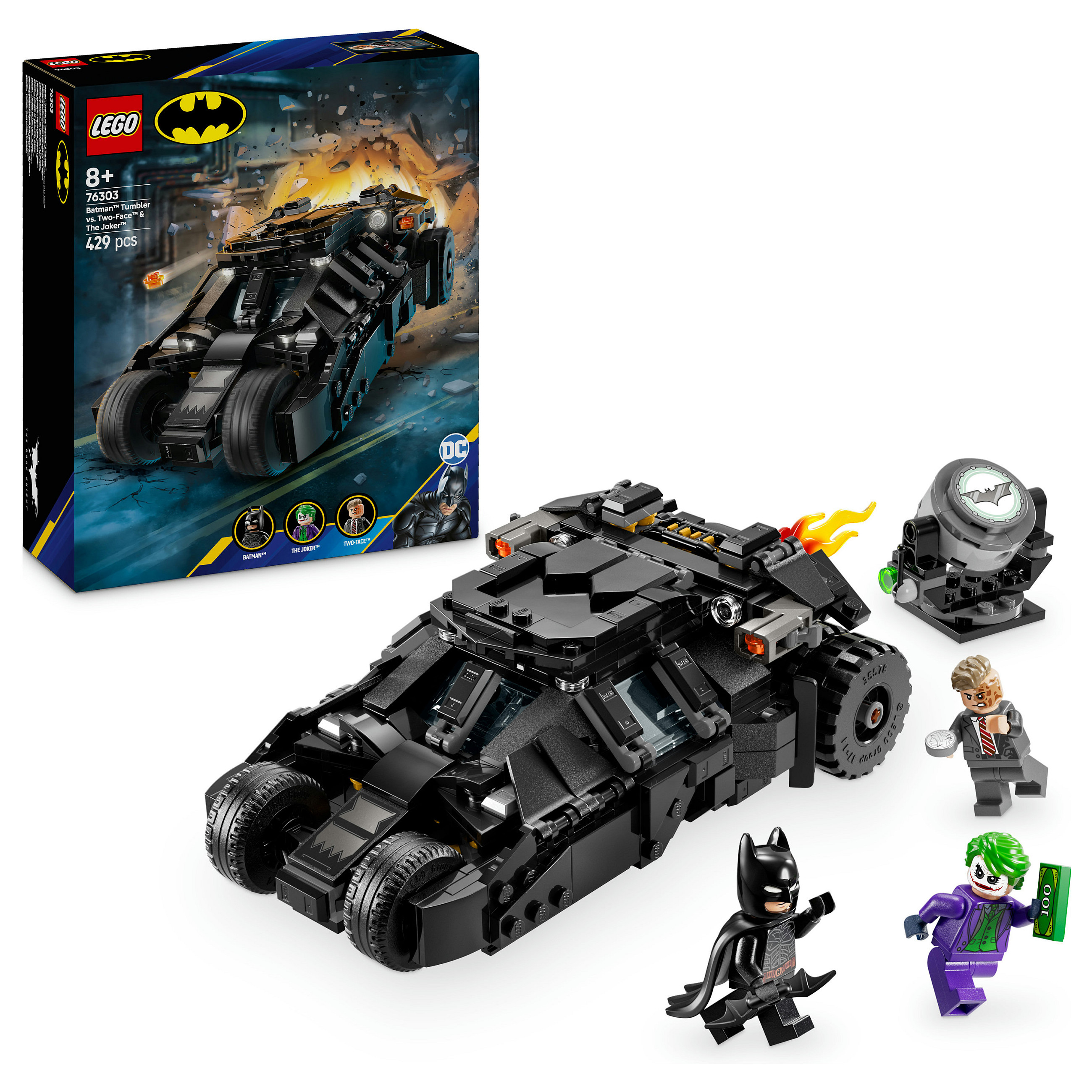 LEGO 76303 DC Super Heroes Batman Tumbler vs Two-Face & The Joker - 8