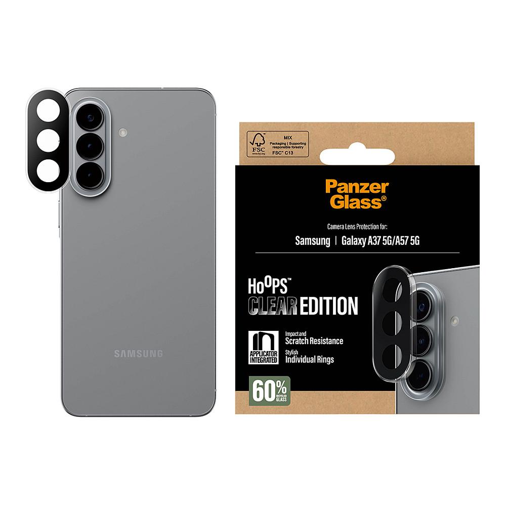 Mbrojtëse për Kamerë PanzerGlass Hoops Clear Lens për Samsung Galaxy A37 5G, A57 5G - Transparente - 3