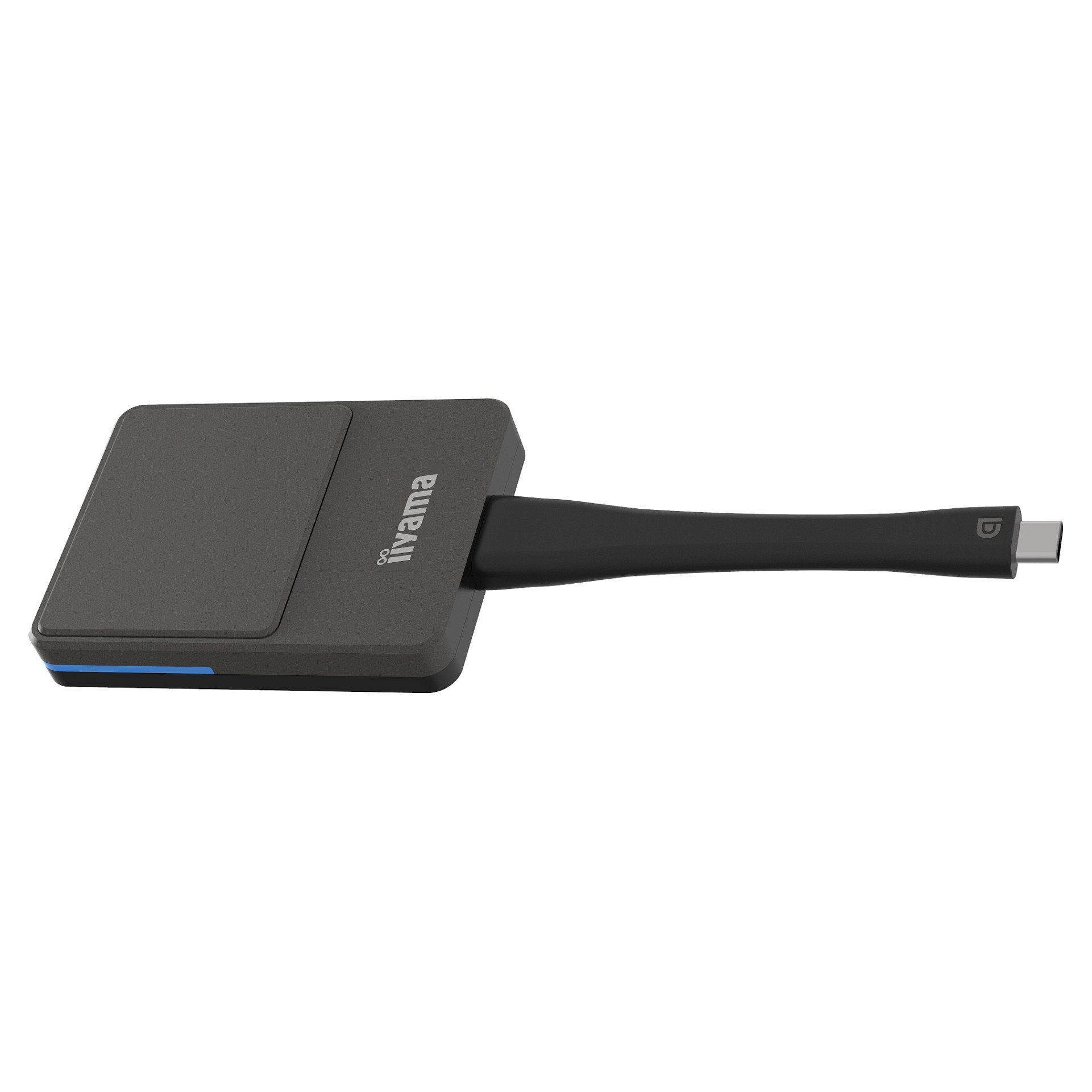 Aksesor për Konferencë iiyama WP D002C / Wireless Presentation Dongle / USB-C / 4K UHD / Wi‑Fi 5 GHz / EShare / Rreze deri në 20 m - Zezë