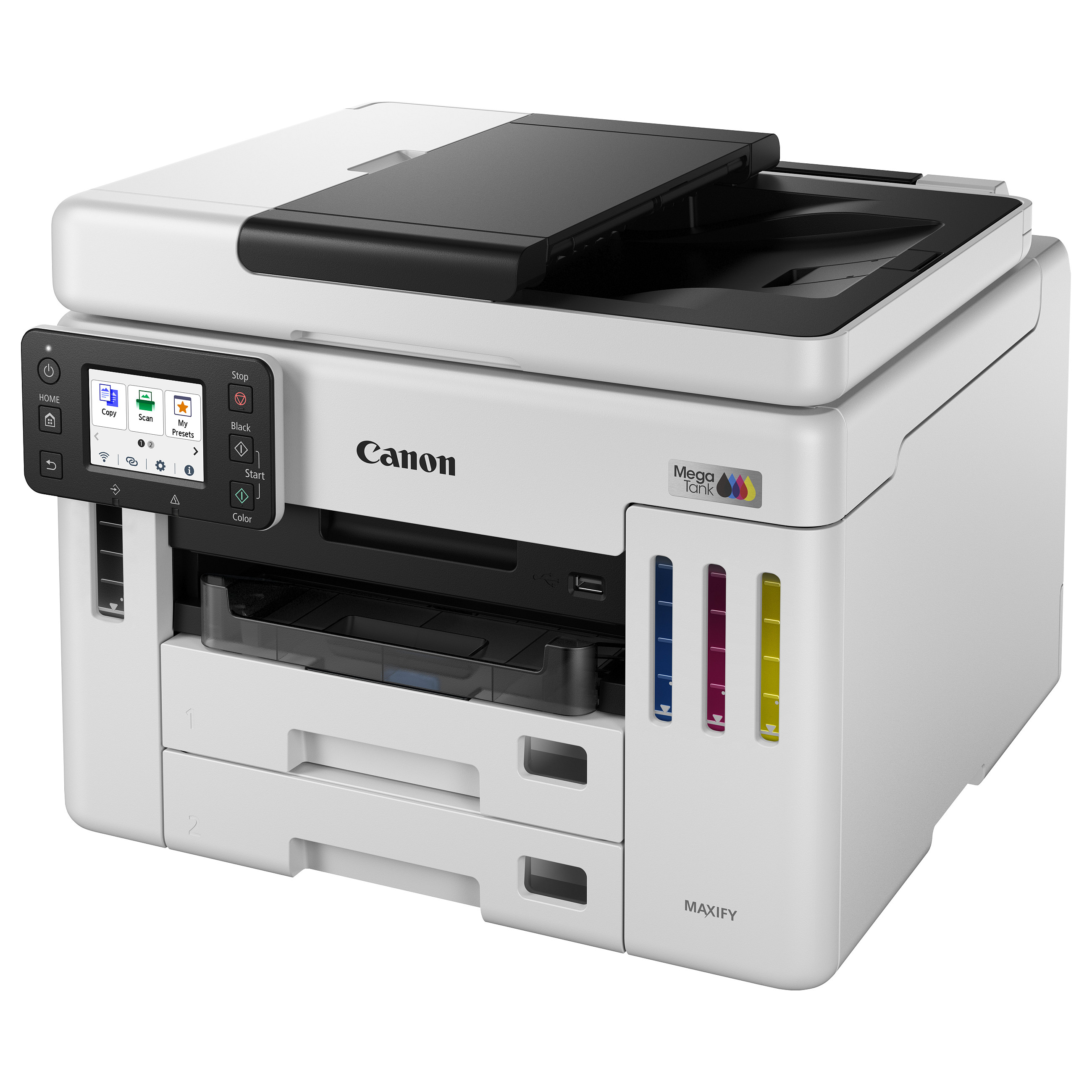 Printer Inkjet Canon MAXIFY GX7150 MegaTank / Color / 4-in-1 - Bardhë / Zezë - 7