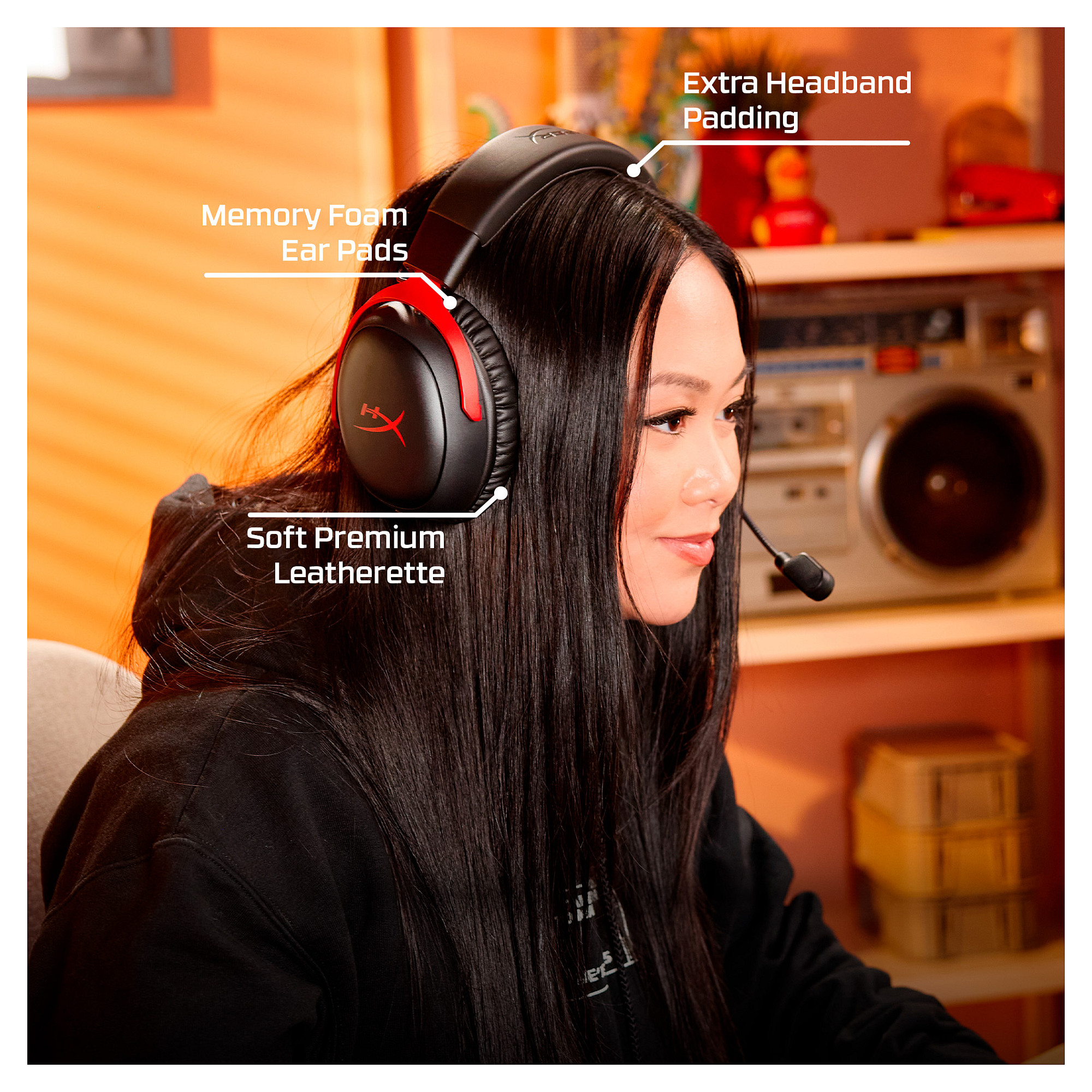 Kufje Gaming  HyperX Cloud III S Wireless / 2.4 GHz + Bluetooth - Zezë - 9