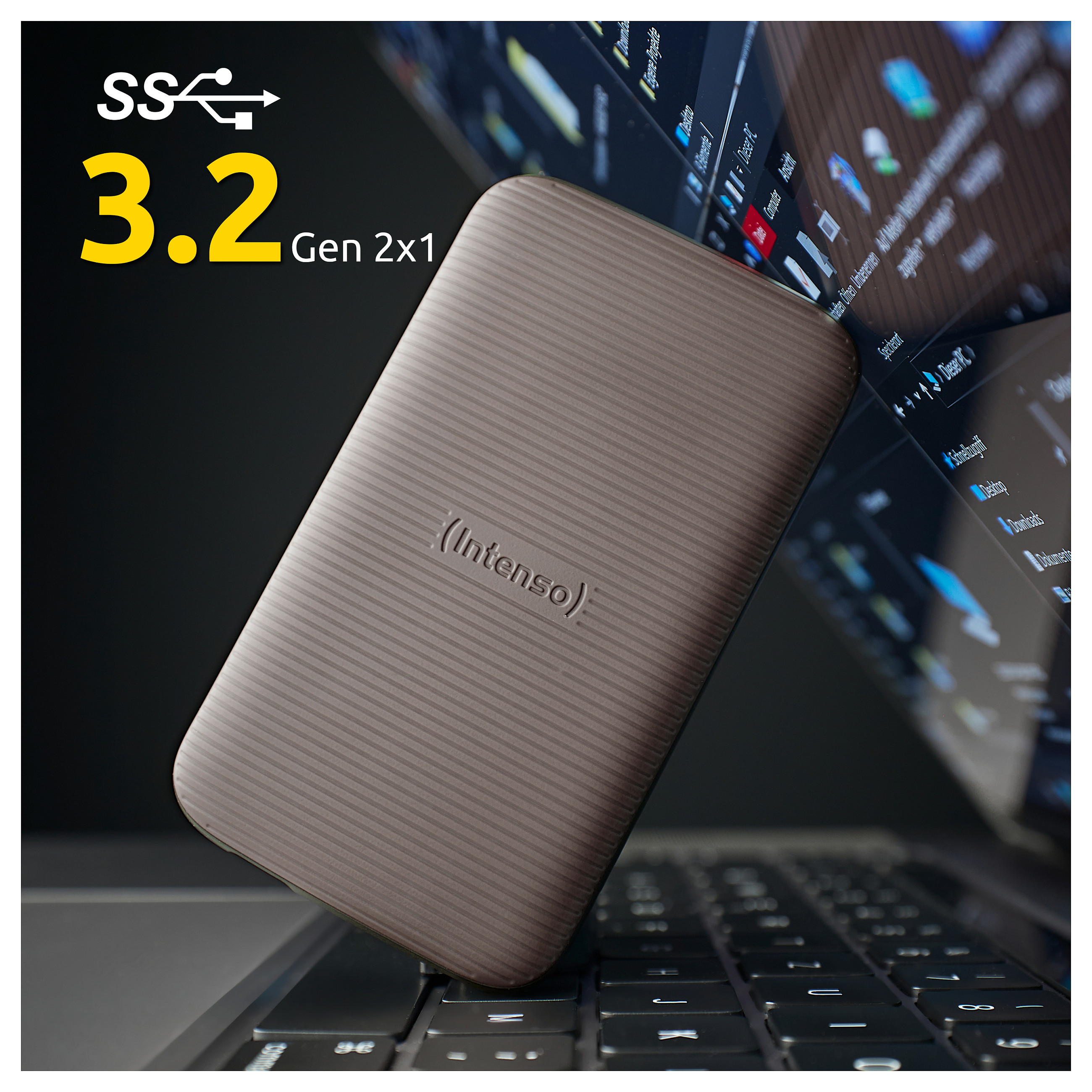 SSD të Jashtme Intenso TX500 Portable / 1TB / USB 3.2 - Kafe - 8
