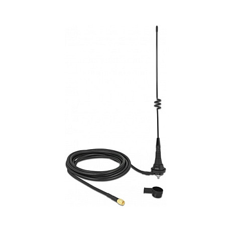 Antena për rrjet DELOCK LPWAN / SMA Male / Omnidirectional /  RG‑58 C/U 2.5 m / Outdoor – Zezë - 3