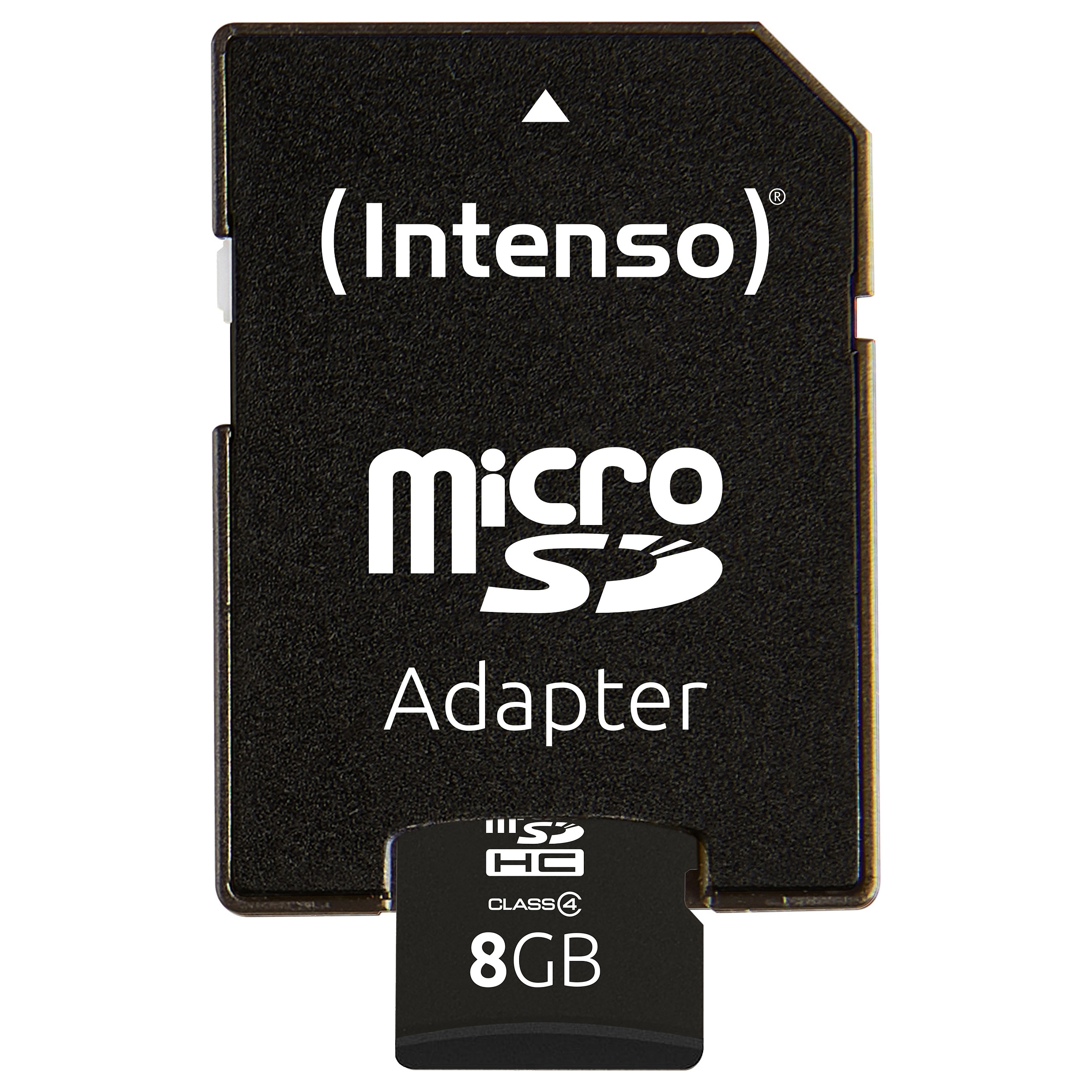Kartë Memorie SD Intenso 8GB MicroSDHC 21MB/s + Adapter - 4