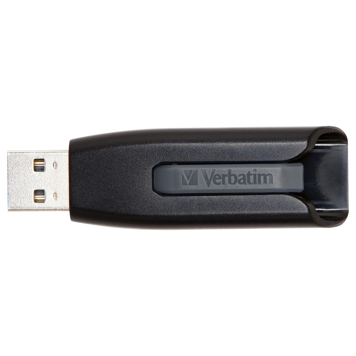 USB Flash Drive Verbatim V3 / 64GB / USB 3.2 Gen 1 – Zezë/Gri