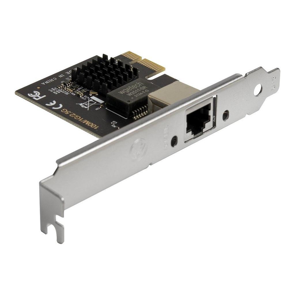 Karta të Rrjetit Inter-Tech Argus ST-7266, PCI Express 2.1 x1, 1x 2.5 Gigabit LAN RJ45, 10/100/1000/2500Mbps, Realtek RTL8125B, Low Profile