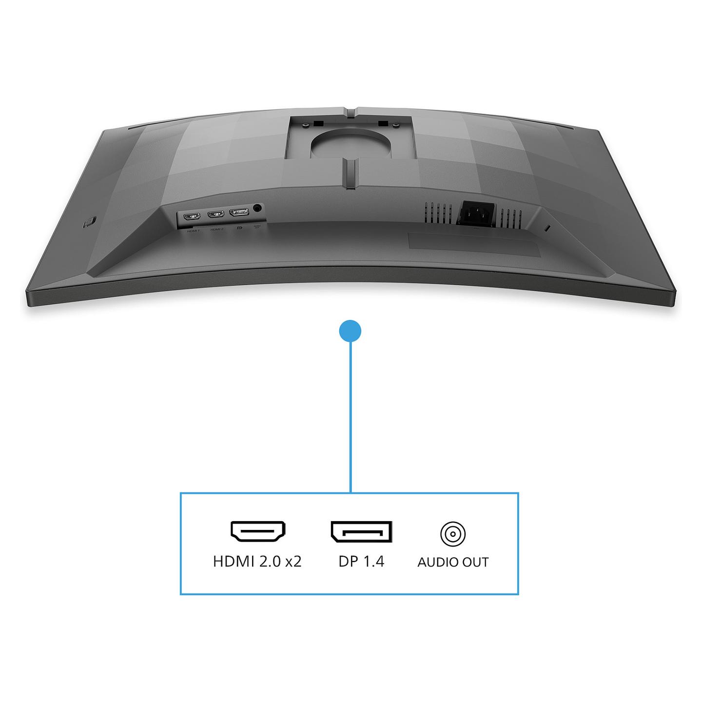 Monitor Gaming Philips Evnia 27M2C5200W/00 / 27″ / FHD Fast VA Curved / 280 Hz / 0.3 ms / DisplayPort + HDMI - Hiri - 14