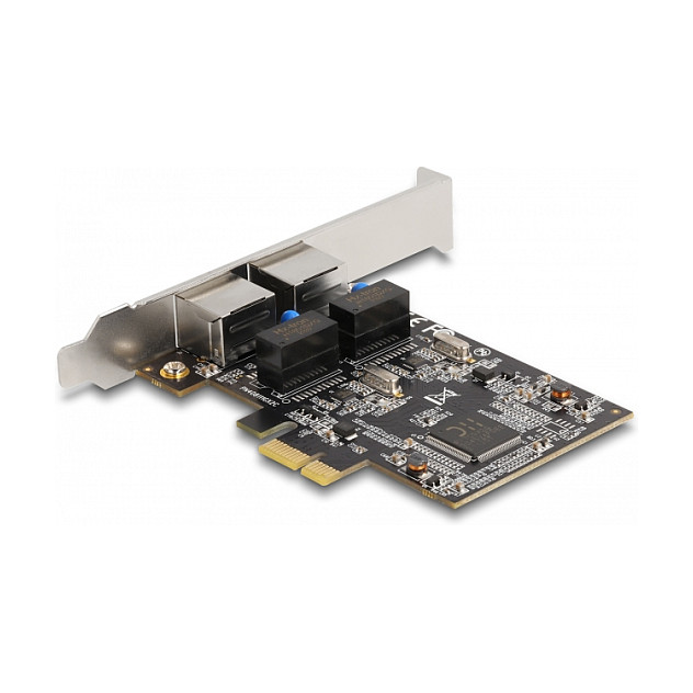Kartë rrjeti DeLock 2-Port RJ45 Gigabit LAN RTL8111 PCI Express - 2