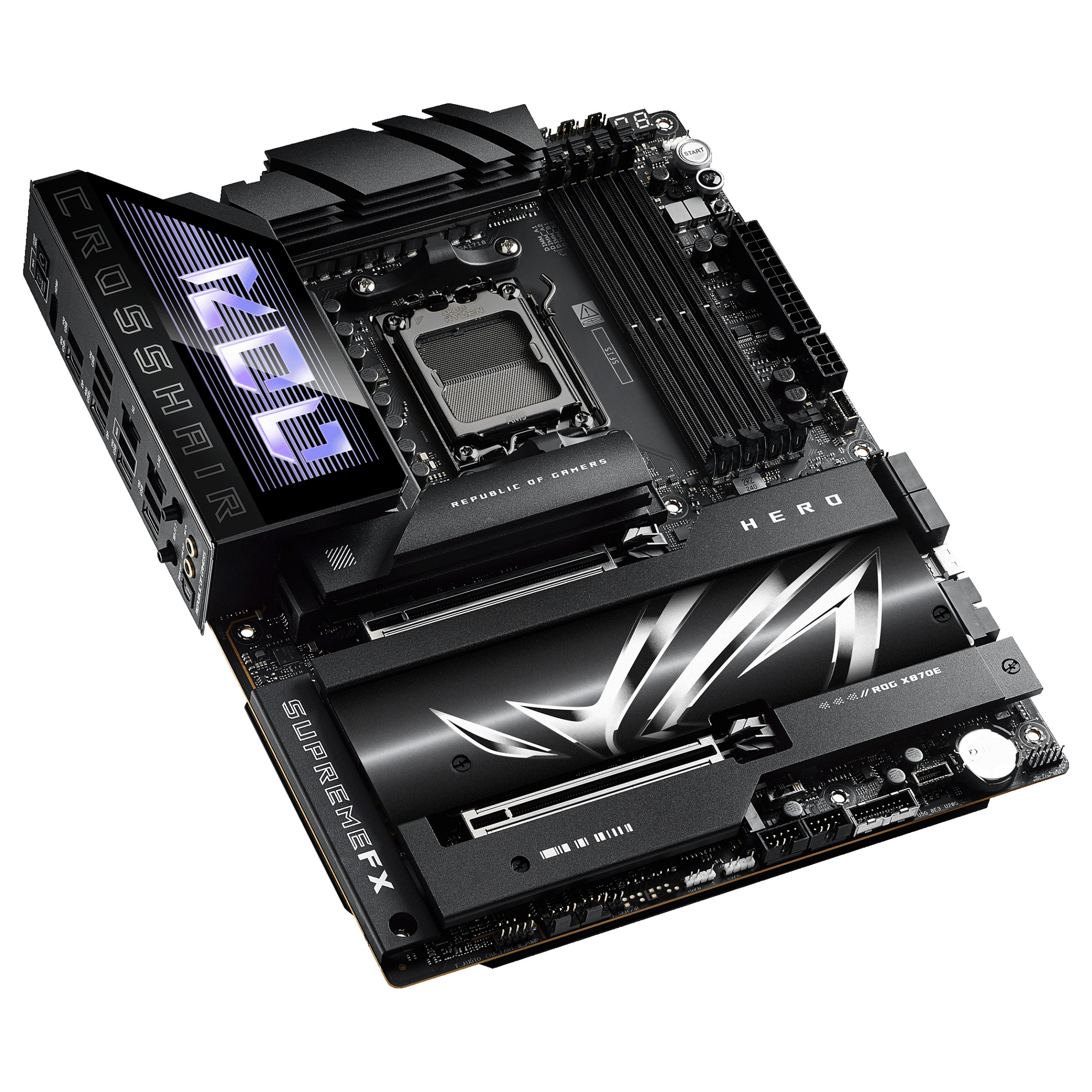 Pllakë Amë ASUS ROG CROSSHAIR X870E HERO AM5 ATX - 5