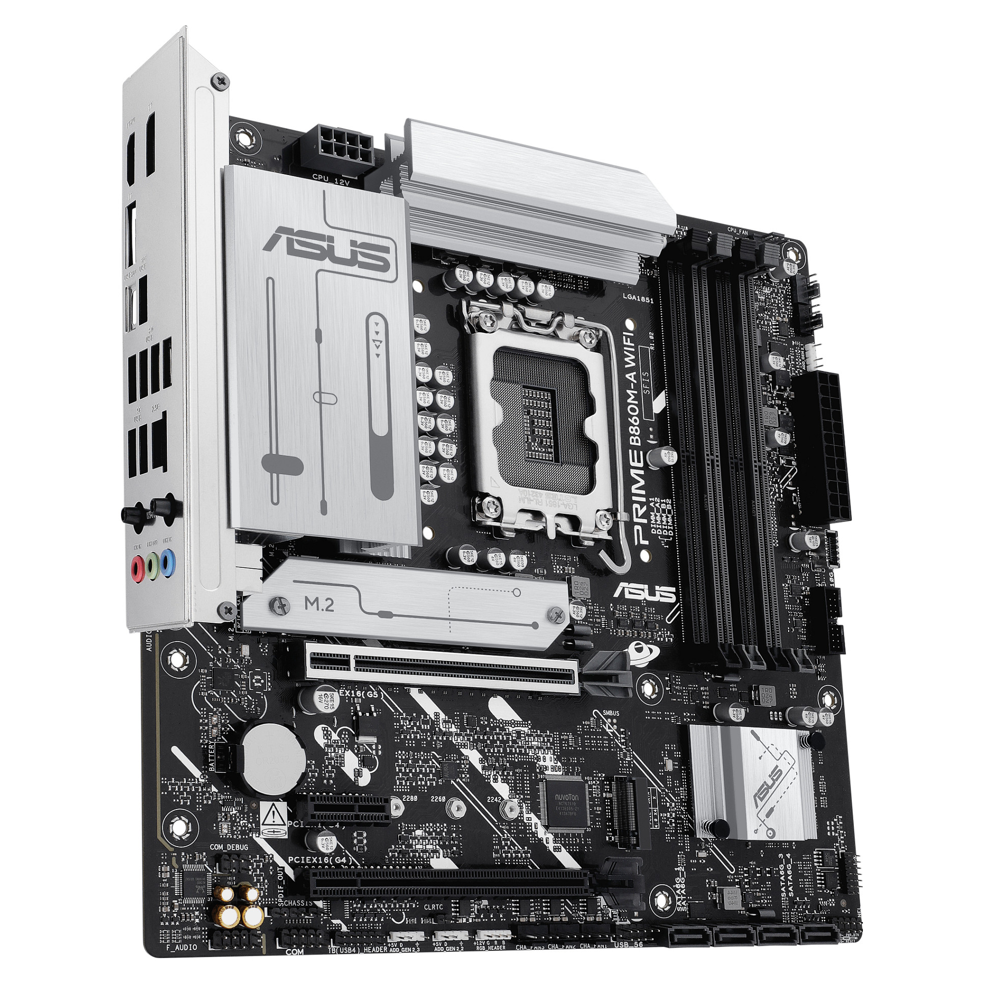 Pllakë Amë MB Intel LGA1851 ASUS PRIME B860M-A WIFI DDR5 - 4