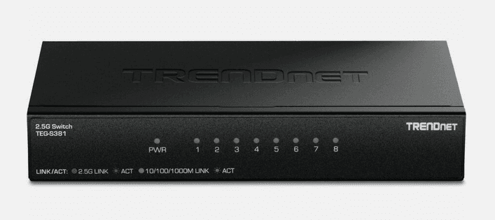 Switch TRENDnet TEG-S381, 8× 2.5Gbps RJ45, Switching Capacity 40Gbps - Zezë - 3