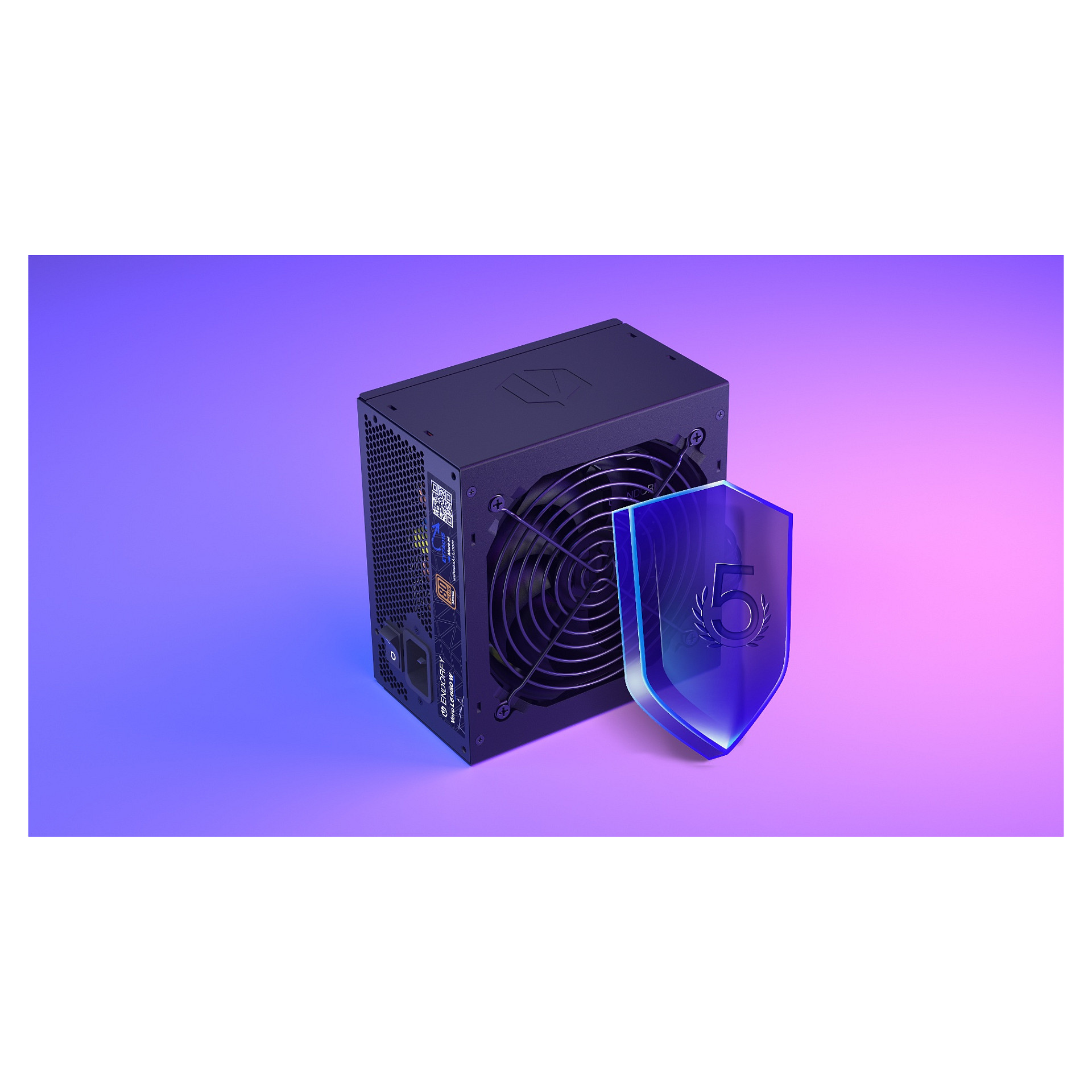 Furnizues Energjie Endorfy Vero L6 / 650W / ATX 3.1 / 80 PLUS Bronze / Non-Modular - Zezë - 13