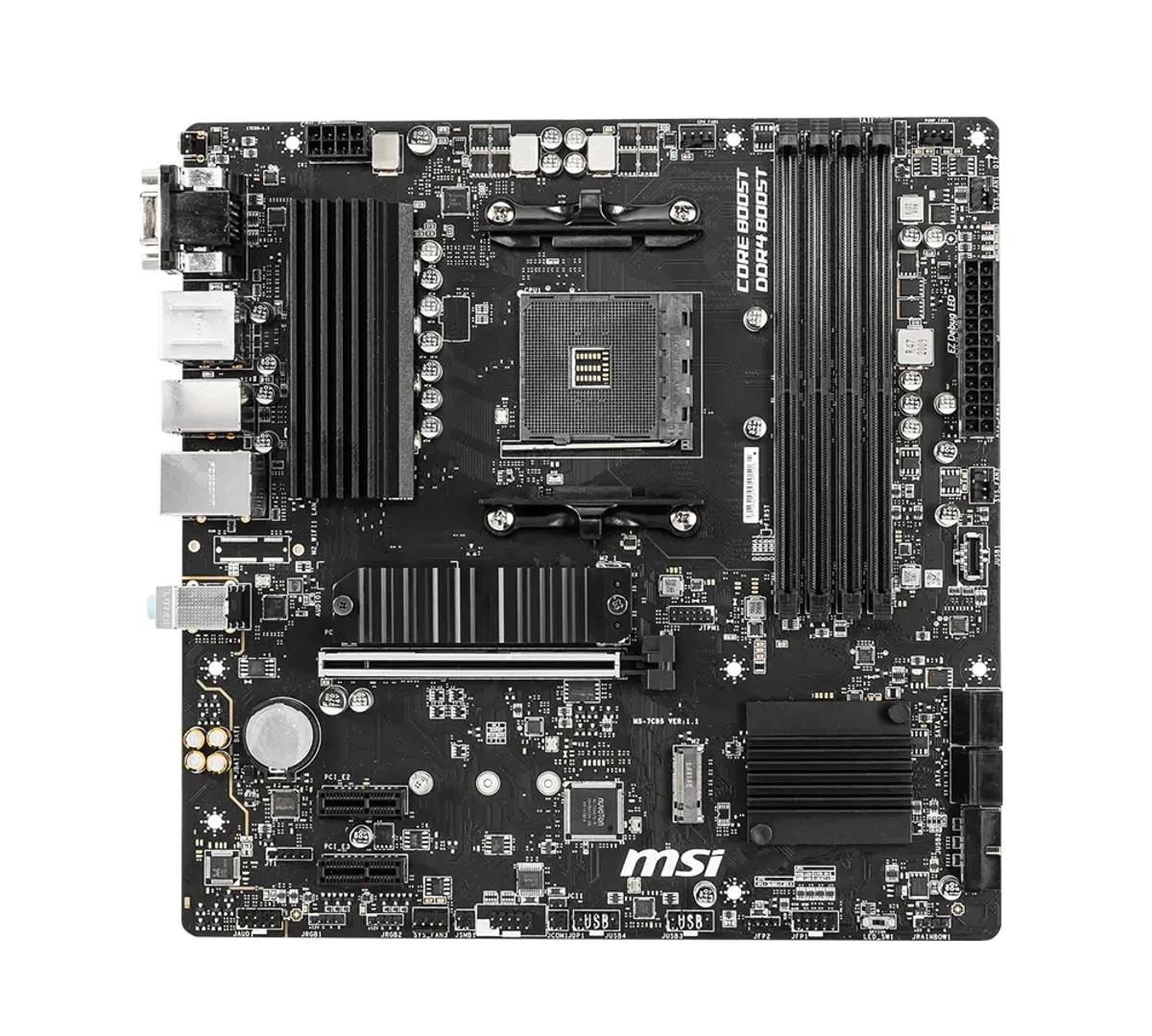 Pllakë Amë MSI B550M PRO-VDH / AMD B550 / AM4 / mATX / DDR4 / PCIe 4.0  - 1