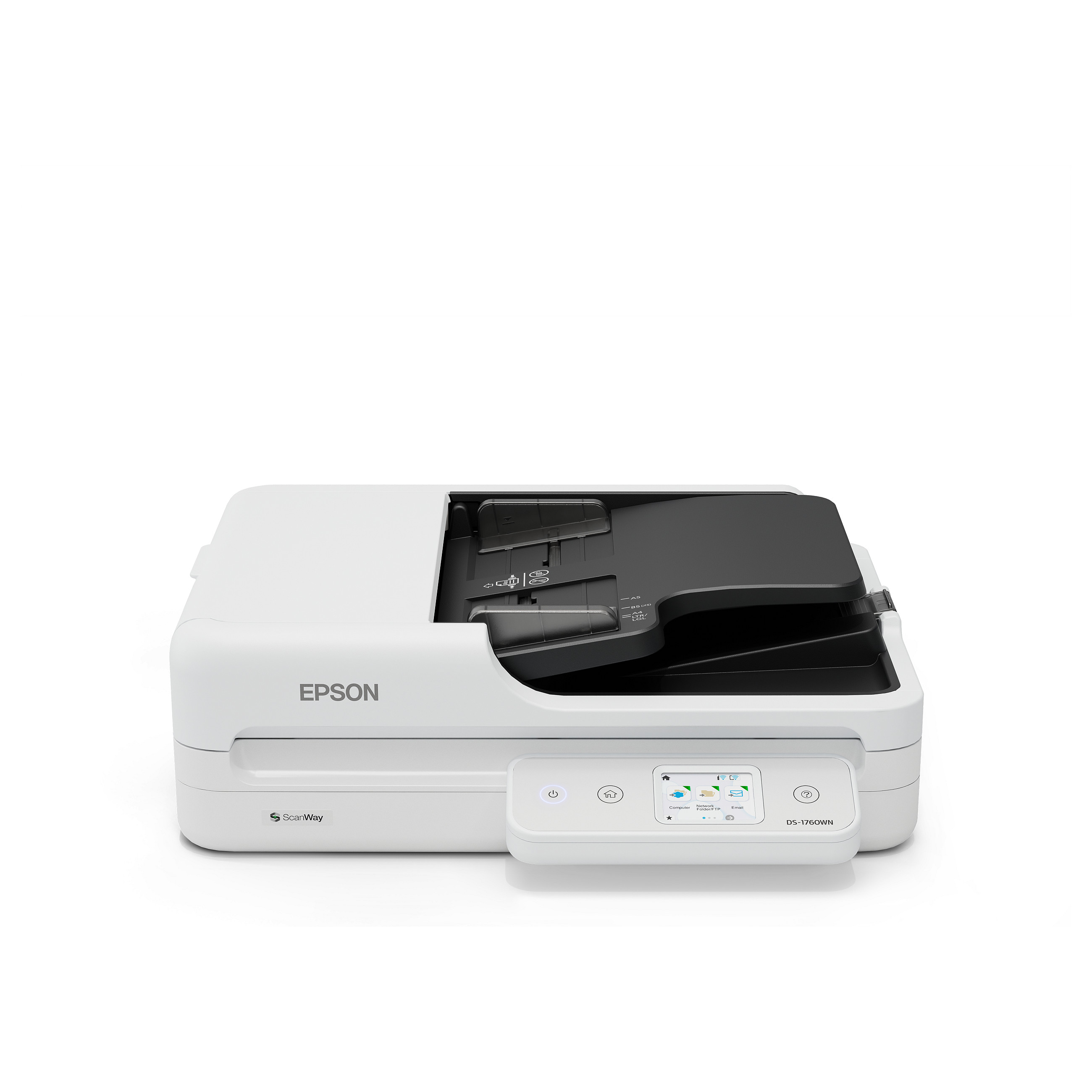 Skaner Dokumentesh Epson WorkForce DS‑1760WN / DIN A4 / ADF / WLAN - Bardhë - 1