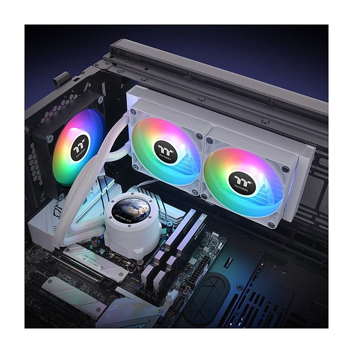 Ftohës për Procesor Liquid Cooler Thermaltake TH240 V2 Ultra ARGB Sync Snow Edition All‑In‑One - 6