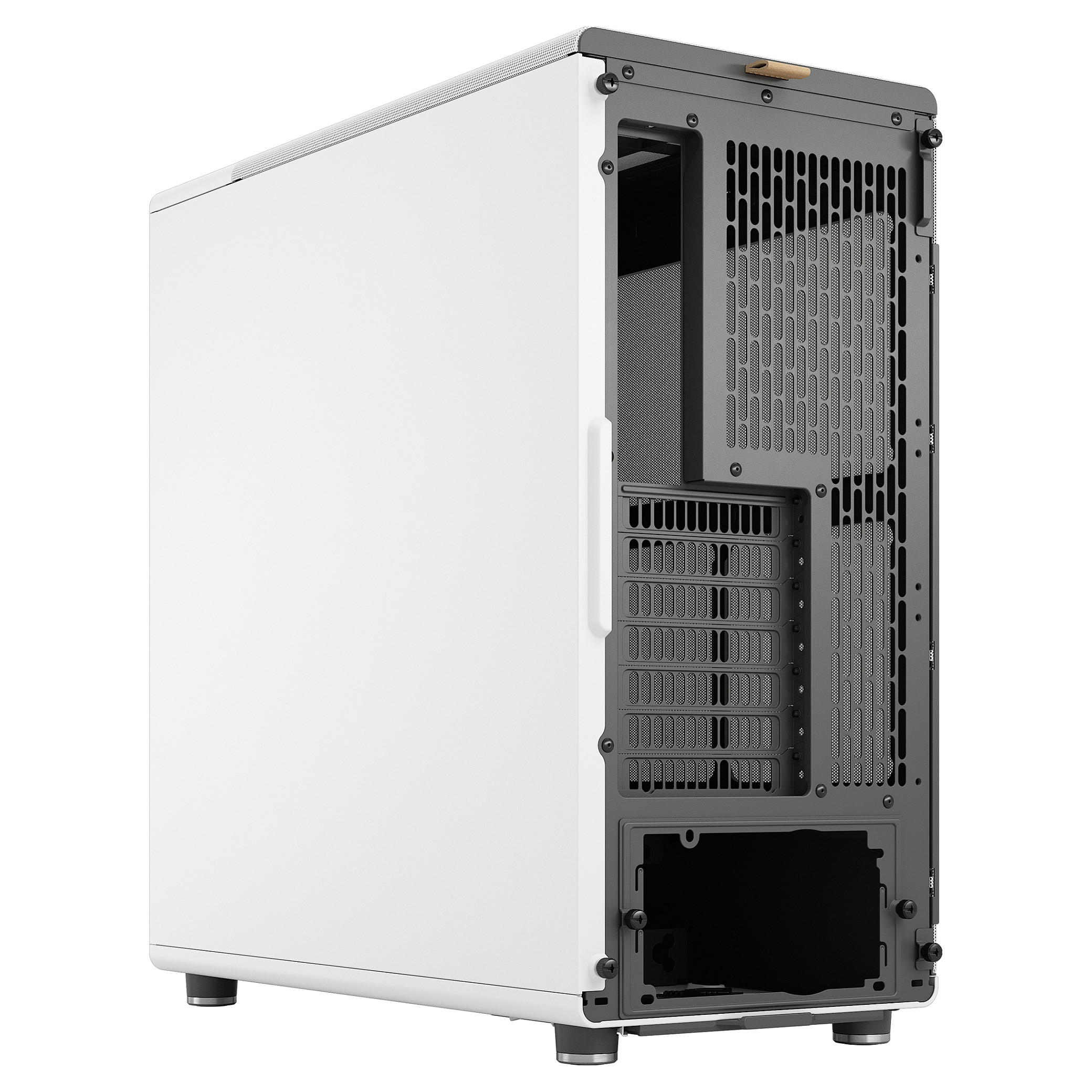 Kasë Midi Tower Fractal Design North Chalk Window Mesh – Bardhë - 18