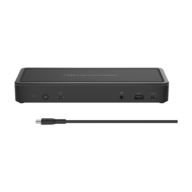 Stacion lidhës Belkin INC003VFBK / USB-C për Laptop – Zezë - 4