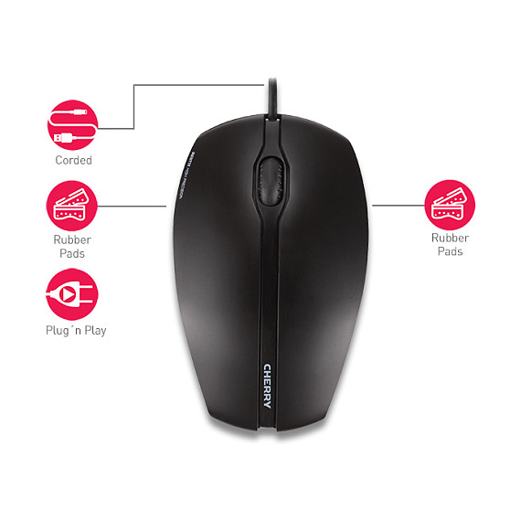 Maus Cherry GENTIX Illuminated Ambidextrous Mouse – Zezë - 4