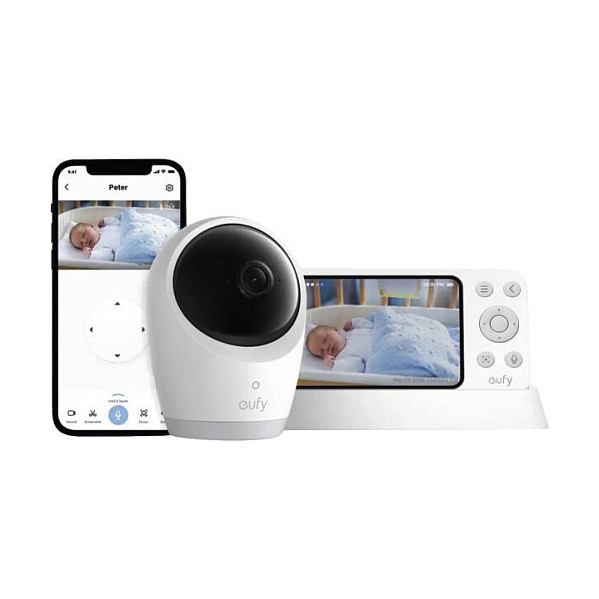 Kamerë Eufy E21 / Baby Monitor / Me Bateri - Zezë/ Bardhë