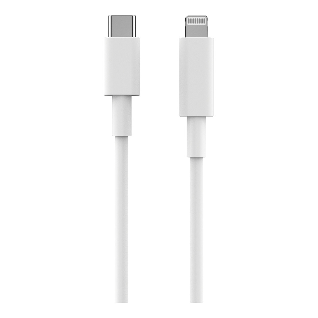Kabllo 2GO 795848 / USB-C në Lightning / 1m – Bardhë