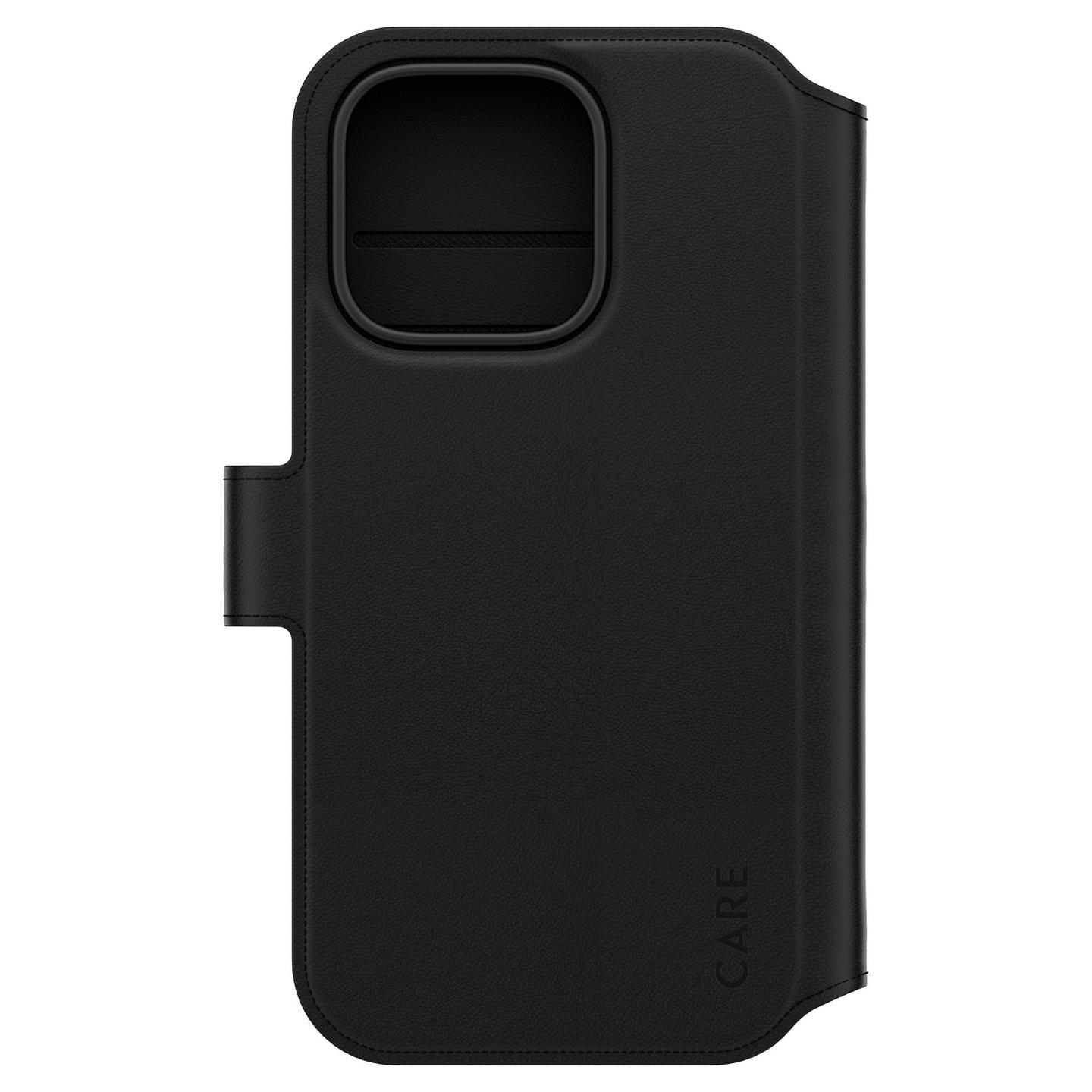 Case për Telefon CARE by PanzerGlass Tango 2-in-1 Wallet, iPhone 16 Pro, 4 Vende për Karta, MagSafe – Zezë - 4