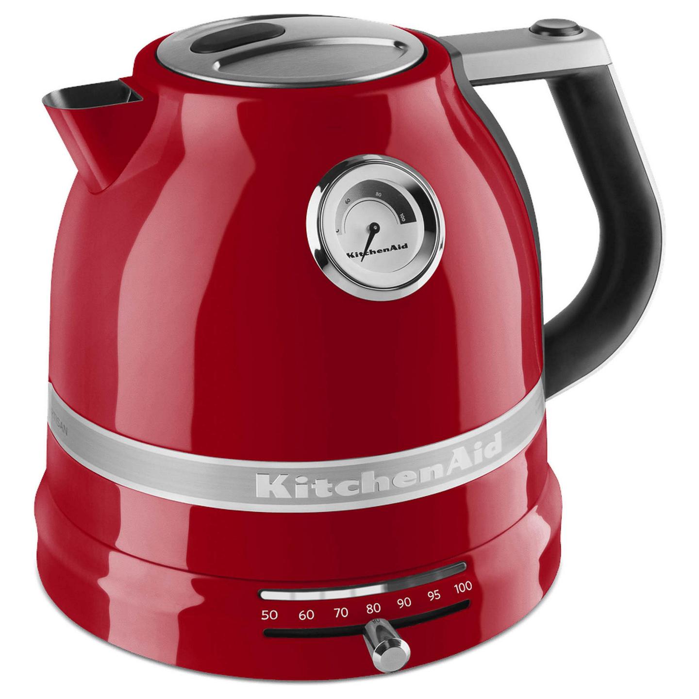 Çajnik Elektrik KitchenAid Artisan 5KEK1522ECA, 1.5L, 2400W, Temperaturë e Rregullueshme, 360° – Kuqe - 2