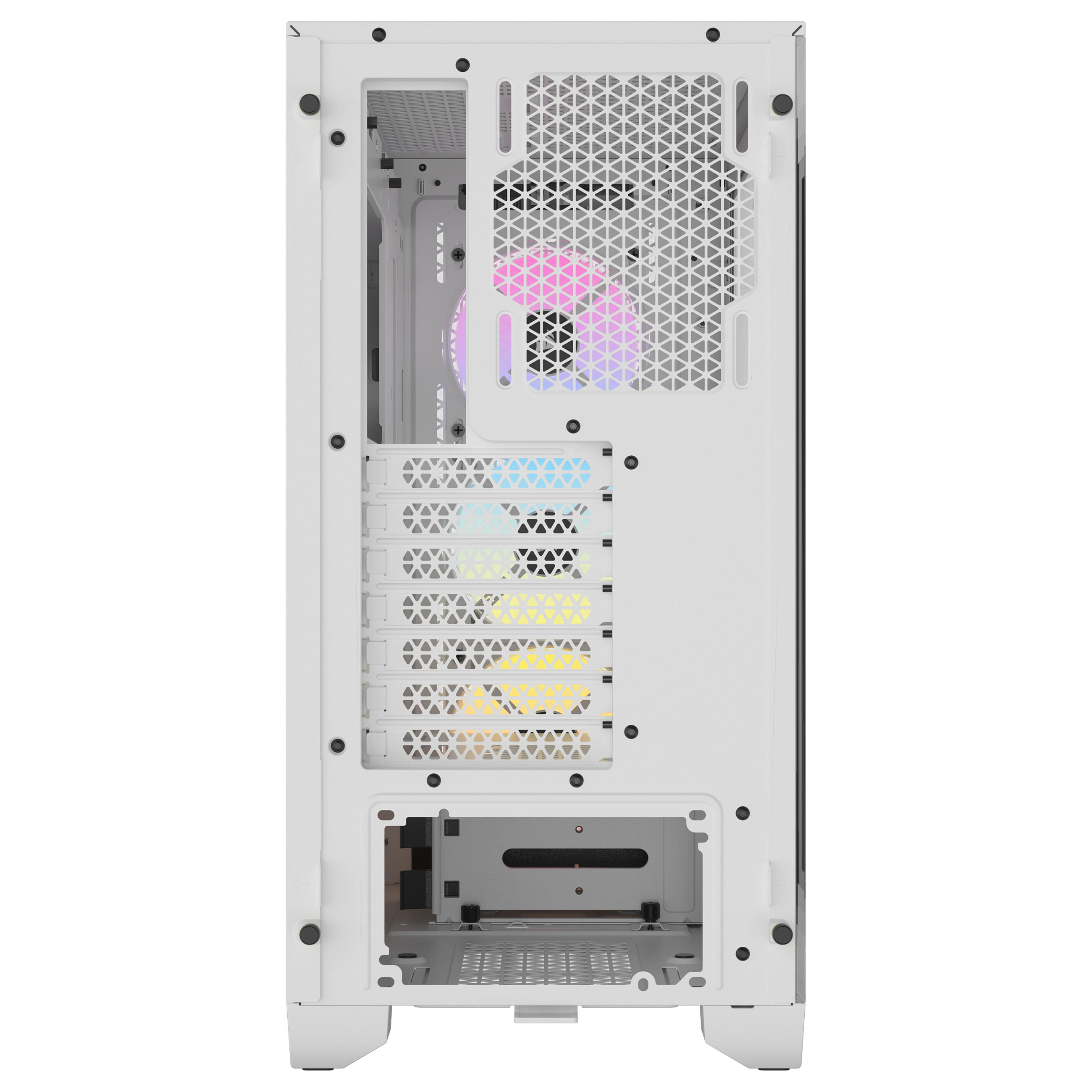 Kasë Corsair 3000D RGB Airflow White Midi Tower ATX Gaming Case – Bardhë - 4
