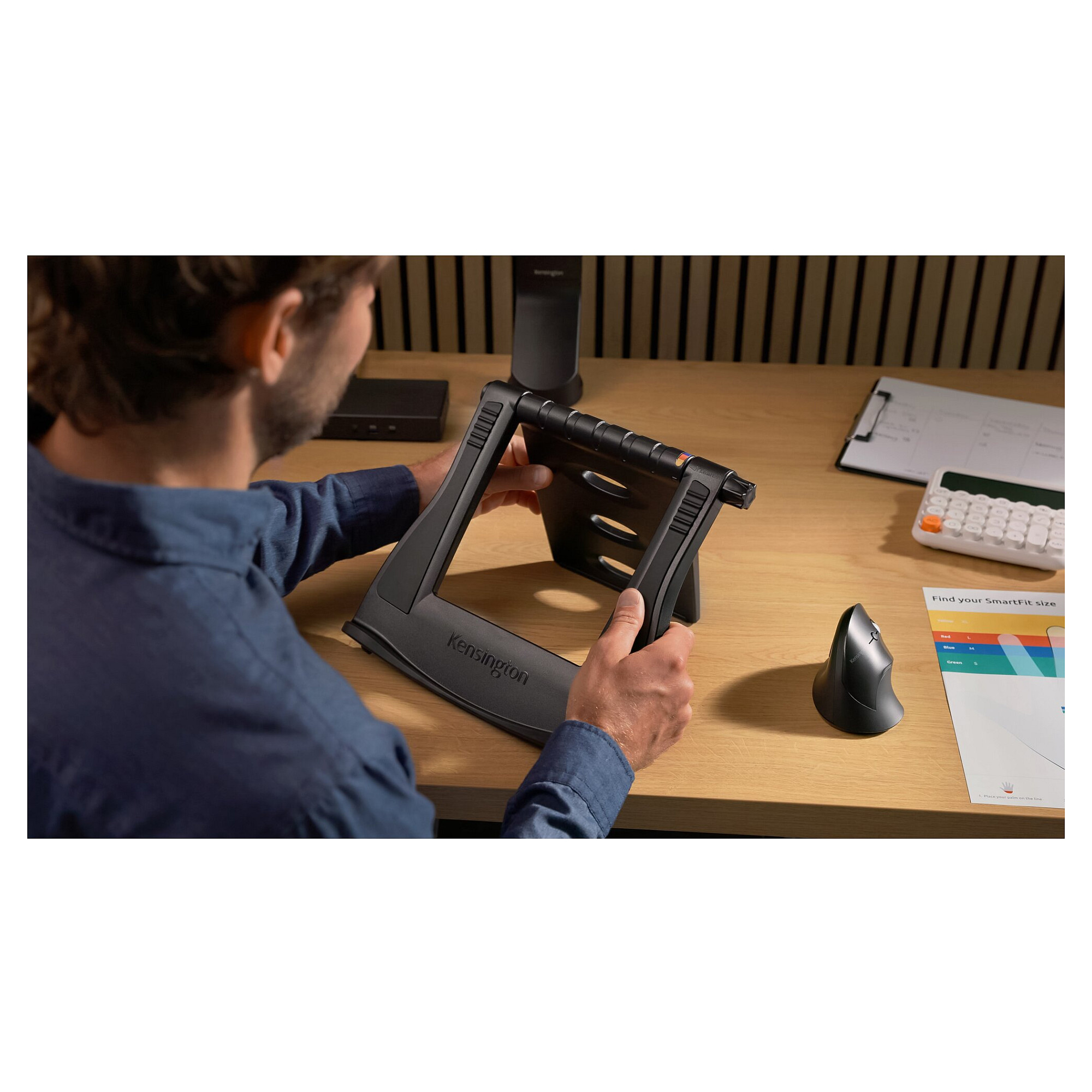 Maus pa Kabllo Kensington Pro Fit Ergo Vertikal - Zezë - 7