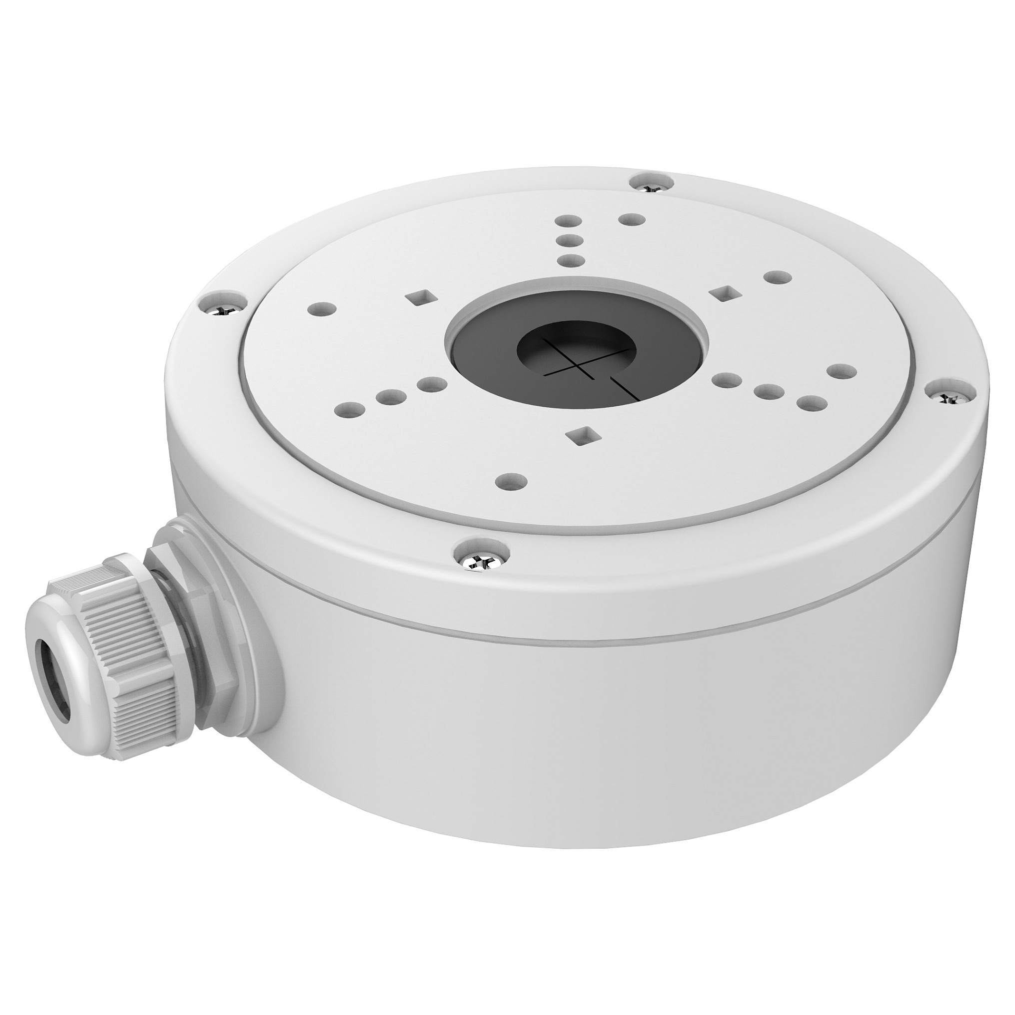 Kuti Lidhëse për Kamera Hikvision DS-1280ZJ-S / Junction Box / Ø137mm / 4.5kg - Bardhë