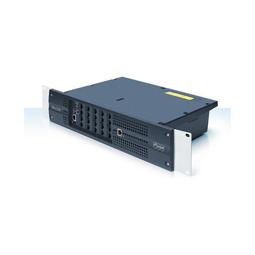 Central Telefonik IP Auerswald COMpact 5500R / 90336 / IP-PBX / VoIP / SIP / Deri 80 Kanale VoIP / 5 Slote për Module / Ethernet / Rack 19" – Zezë
