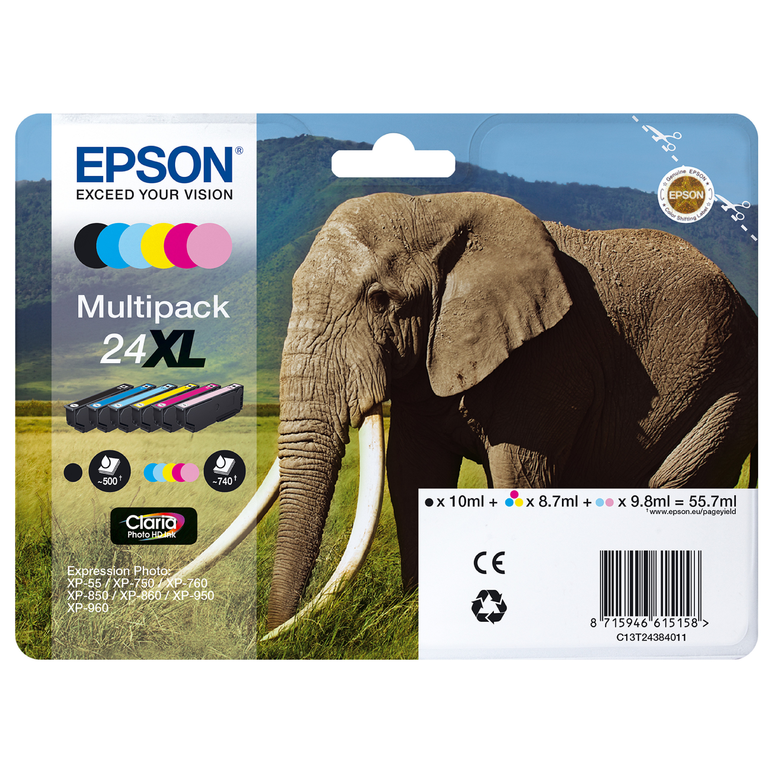 INK Epson T2421 - Zezë - 1
