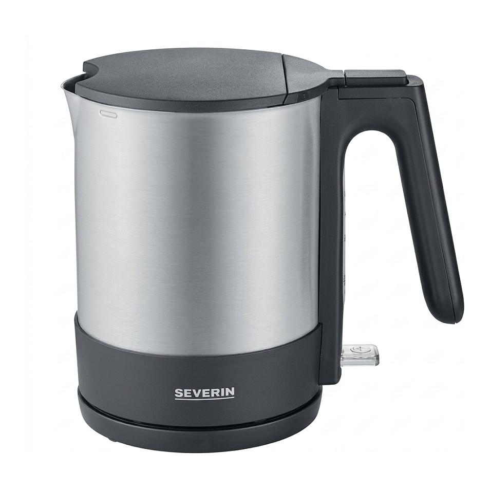 Çajnik Elektrik Severin WK 3409, 1.7L, 2200W, Çelik Inox, 360° – Zezë, Argjend